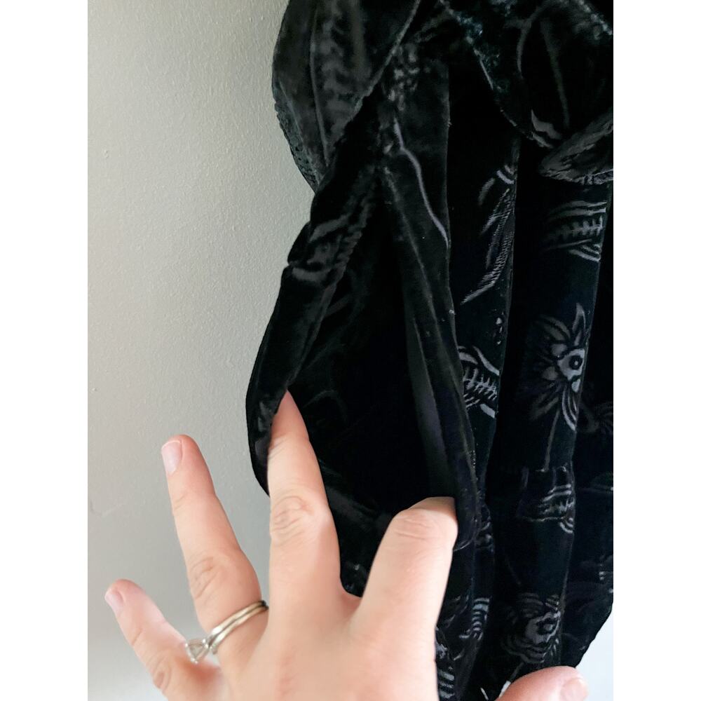 Ted Baker | NWT Tilliiy Belted Velvet Dress | Fit and Flare Mini | Black | Sz L - Picture 10 of 16